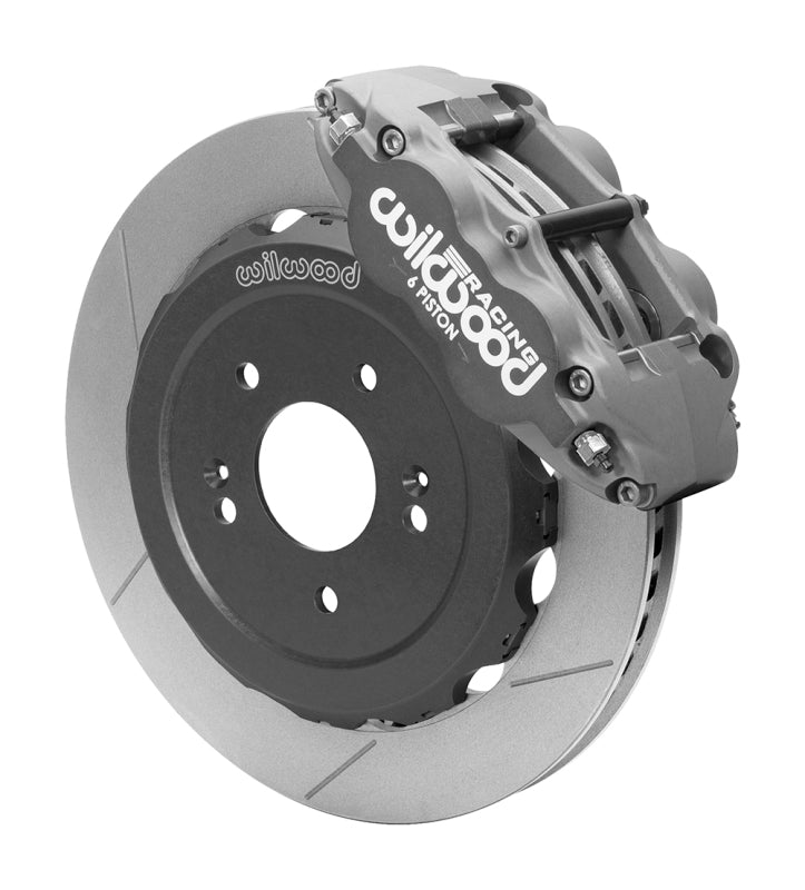 Wilwood kit front FNSL6R hyundai veloster 2019 road race 13.06 rotor W/LINES - product image