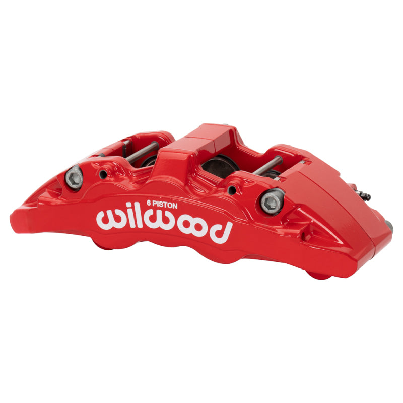 Wilwood caliper AERO6-DM jeep 18-21 1.75/1.62/ 1.62 1.25 rotor R/H red - product image