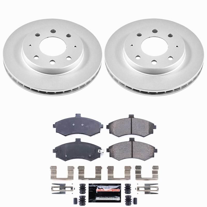 Power Stop 02-05 Hyundai Elantra Front Z23 Coated Brake Kit - product image