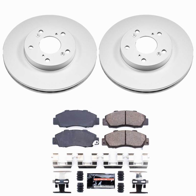 Power Stop 98-02 Honda Accord Front Z23 Coated Brake Kit - product image