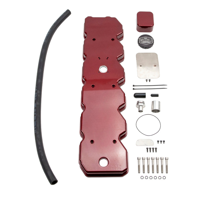 Wehrli 03-05 Cummins 5.9L WCFab X D&J Precision Billet Valve Cover - Candy Red - product image