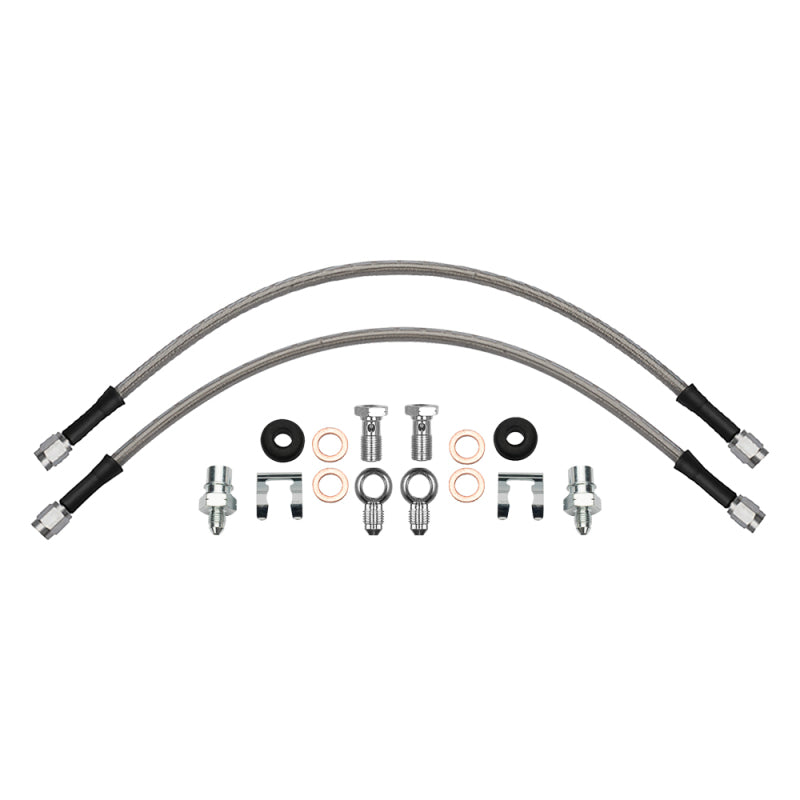 Wilwood flexline kit 16IN. -3 male to M10-1.0 BF M10-1.0 banjo -3M to M10-1.0 straight - product image