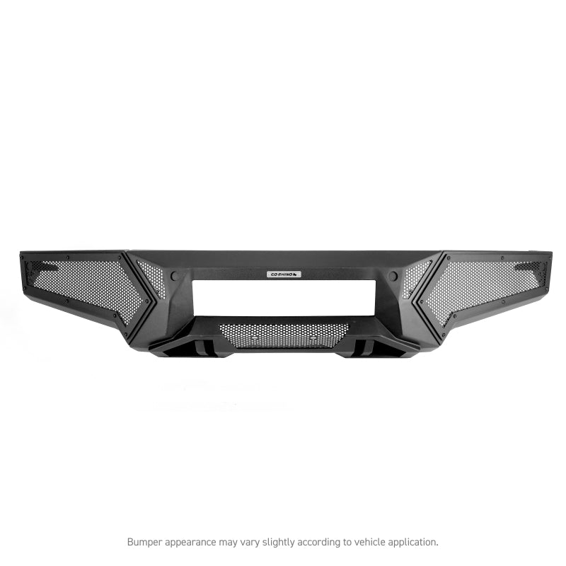 Go Rhino 21-23 Ford F-150 (4dr) Element Front Bumper w/ Fixed Light Bar Mount - Tex. Blk - product image