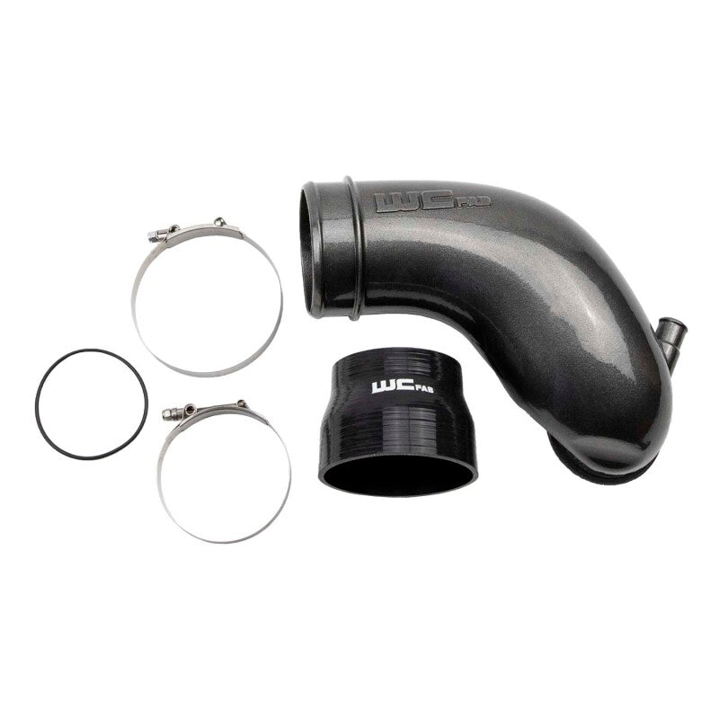 Wehrli 06-10 GM Duramax LBZ/LMM 5in Intake Horn - Cat Yellow - product image