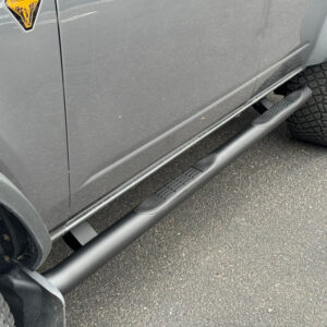 Go Rhino 21-26 Ford Bronco (4dr) 4000 Series Side Steps - Cab Length - Tex. Blk