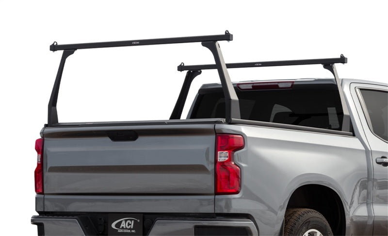 Access ADARAC 2019+ Chevy/GMC 1500 5ft 8in Bed (w/ CarbonPro box) Aluminum Series Truck Rack - Black - product image