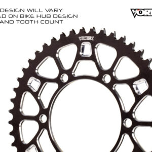 Vortex Racing V4 45 Tooth 520 Rear Sprocket - Black