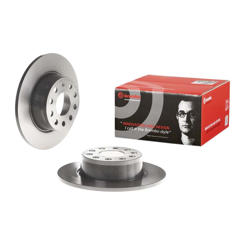 Brembo 2020 VW Jetta Rear Premium UV Coated OE Equivalent Rotor - product image