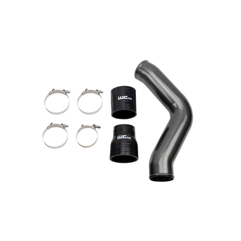 Wehrli 13-18 Cummins 6.7L Driver Side 3.5in Intercooler Pipe - Chevy Orange - product image
