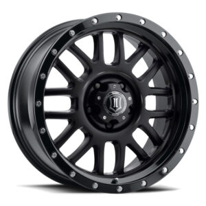 ICON Alpha 20x9 / 6x5.5 / 16mm / 5.625in BS Gloss Black Wheel