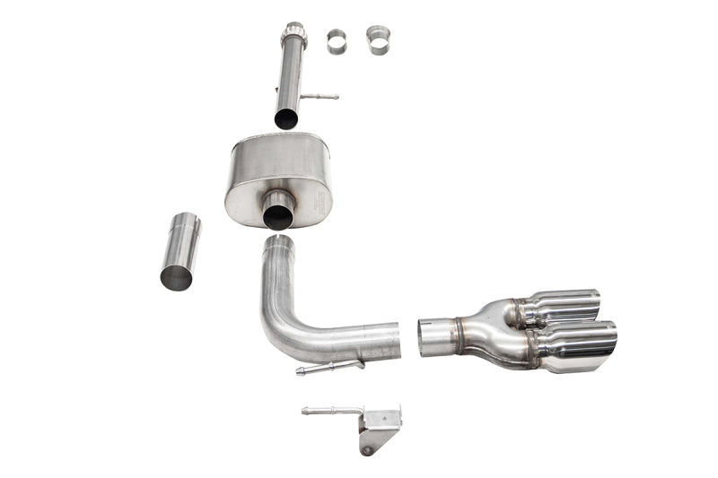 Corsa 14-16 Chevy Silverado 3.0in Catback Front Axle Exit Exhaust w/ Twin 4.0in Polished Pro Tips - product image