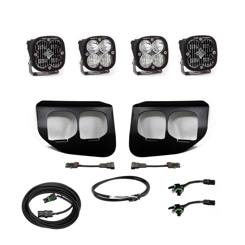Baja Designs Ford Super Duty (20-On) Fog Lights Dual FPK SAE/Sport DC Baja Designs w/Upfitter - product image