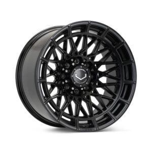 Vossen HFX-3 22x10 - 8x165.1 - ET18 - Super Deep Face - 125.1 - Satin Black Wheel