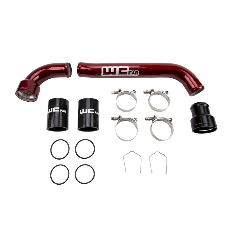 Wehrli 17-25 Ford Power Stroke 6.7L Upper Coolant Pipe Kit - Sparkle Granny Smith - product image