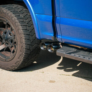 Corsa 15-20 Ford F-150 5.0L (141in WB) 3.0in Lightning Exit Catback w/ 3.5in Twin Black PVD Pro Tips