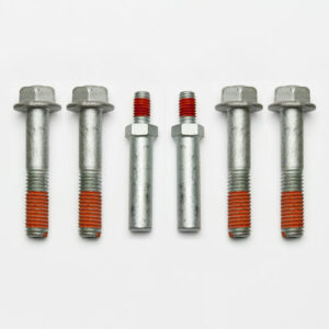 Wilwood bolt kit 1/2-13X2.75 LG hfcs silver epoxy 1193-S 4PK W/STEERING stop