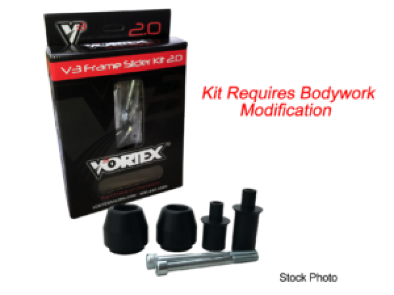 Vortex Racing 98-16 Suzuki GS 500 E F V3 2.0 Frame Slider Kit-Modification Required - product image