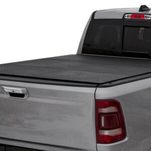 Access 2020+ Jeep Gladiator 5ft Bed LOMAX Tri-Fold Cover - Urethane Diamond Plate