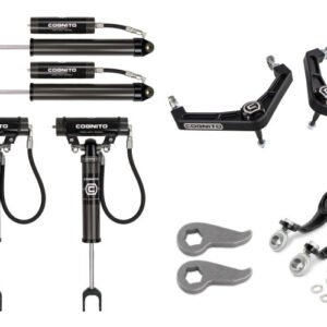 Cognito 20-26 Chevrolet Silverado 2500 HD 3in Premier Billet UCA Leveling Kit w/ 2.0 RR Shocks