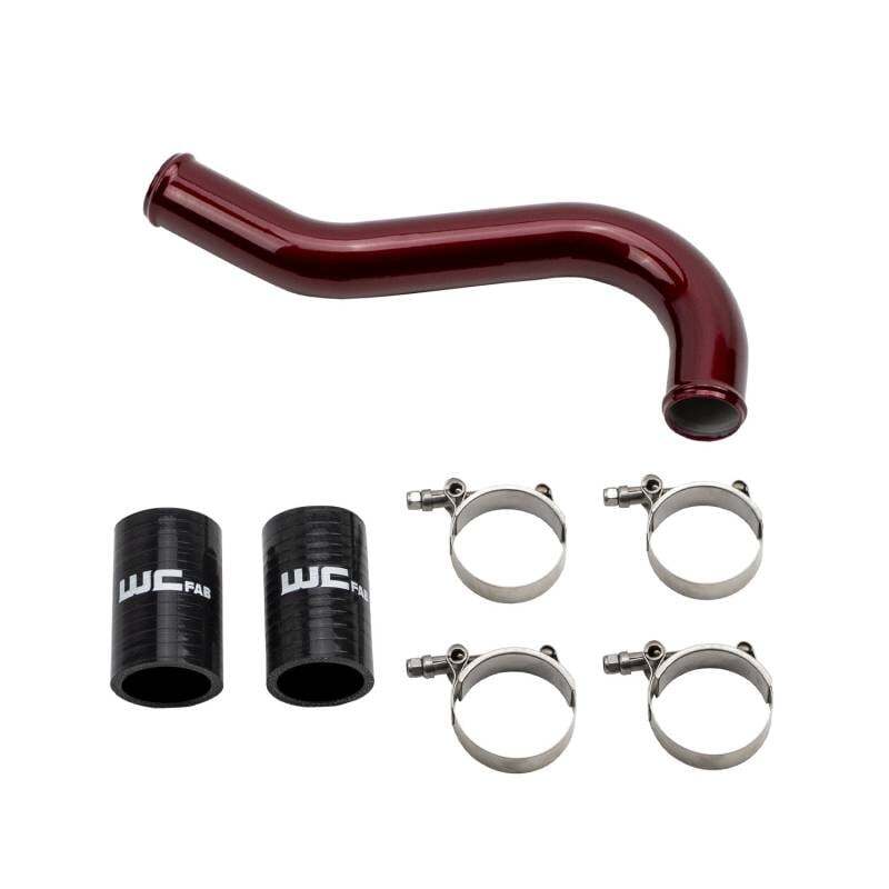 Wehrli 06-10 GM Duramax LBZ/LMM Upper Coolant Pipe - Sparkle Bomber Orange - product image