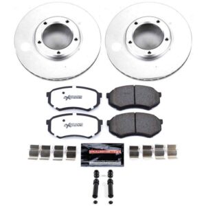 Power Stop 95-04 Toyota Tacoma Front Z36 Coated Truck & Tow Brake Kit