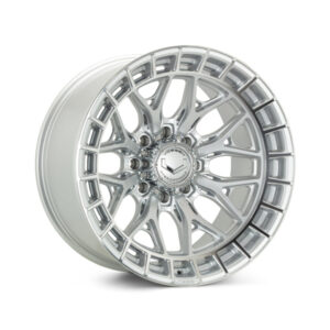 Vossen HFX-1 20x9 - 8x165.1 - ET18 - Deep Face - 125.1 - Silver Polished Wheel