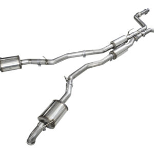 AWE Tuning 2021+ Ford Explorer Tremor 3.0TT 0FG Dual Rear Exit Exhaust w/ Bash Guard
