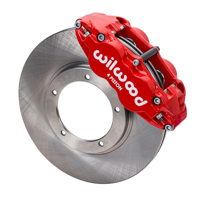 Wilwood kit front FNSL4R PORS 911 1984- 89 3.5 MT 11.10X.95 rotor red W/LINES - product image