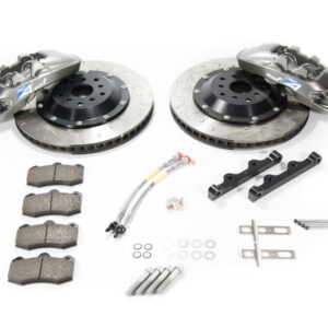 Alcon 2009+ Nissan GT-R R35 380x33mm Rotor 4 Piston Caliper RC4 Rear Axle Kit - Grey