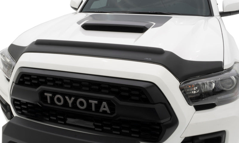 AVS 16-18 Nissan Titan XD Aeroskin II Textured Low Profile Hood Shield - Black - product image