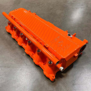 CSF BMW Gen 1 B58 Charge-Air-Cooler Manifold - Fire Orange - product image