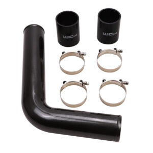 Wehrli 03-07 Cummins 5.9L Driver Side 3in Intercooler Pipe - Flat Black