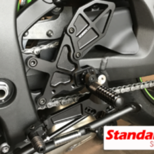Vortex Racing 21-24 Kawasaki XZ-10R Ninja ZX1000 Rear Set- Black