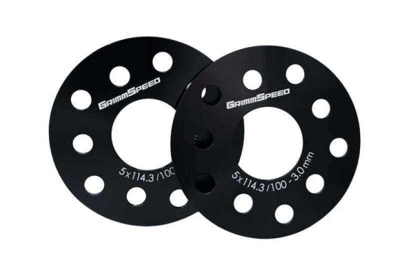 GrimmSpeed 5x100 and 5x114.3 3mm Wheel Spacer (Pair) - product image