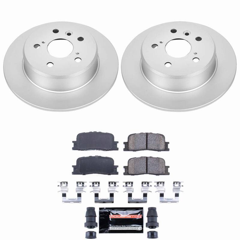 Power Stop 01-03 Toyota Highlander Rear Z23 Coated Brake Kit - product image