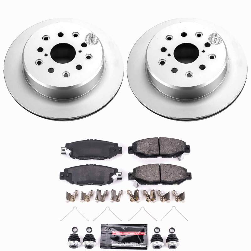 Power Stop 93-97 Lexus GS300 Rear Z23 Coated Brake Kit - product image