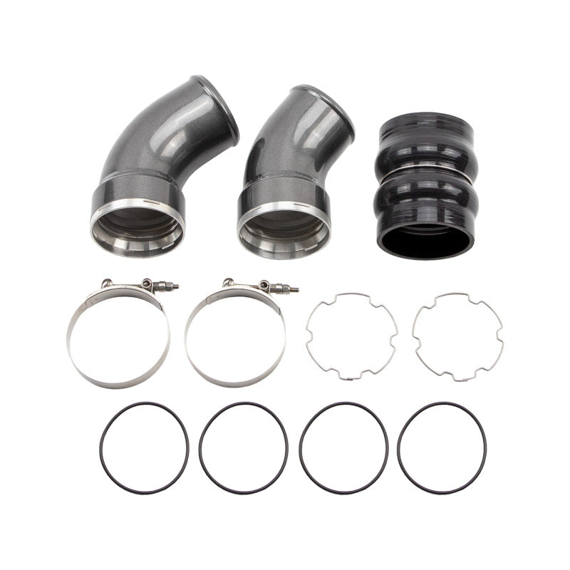 Wehrli 06-10 GM Duramax LBZ/LMM Passenger Side 3.5in Intercooler Pipe - Candy Teal - product image