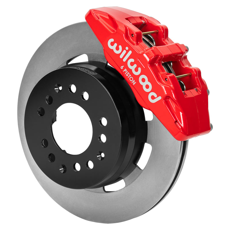 Wilwood kit front DP6 wwe 2IN. drop alum pro spindle 12.19 rotor red - product image