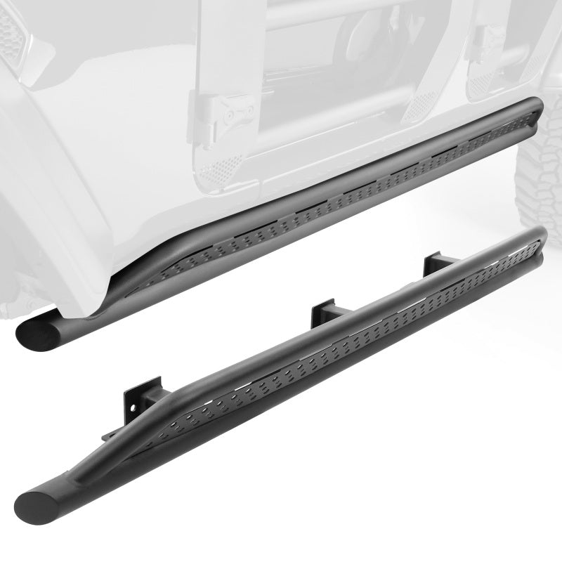 Go Rhino 14-24 Toyota 4Runner (4dr) (Excl. KDDS System) Frame Mount Sliders - Tex. Blk - product image