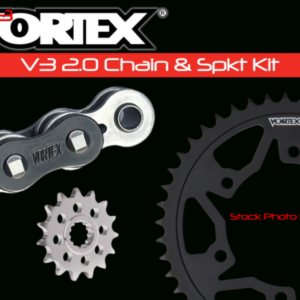 Vortex Racing V3 2.0 Chain and Sprocket Kit 3273-15,251AK-45,520RX3-118- Black