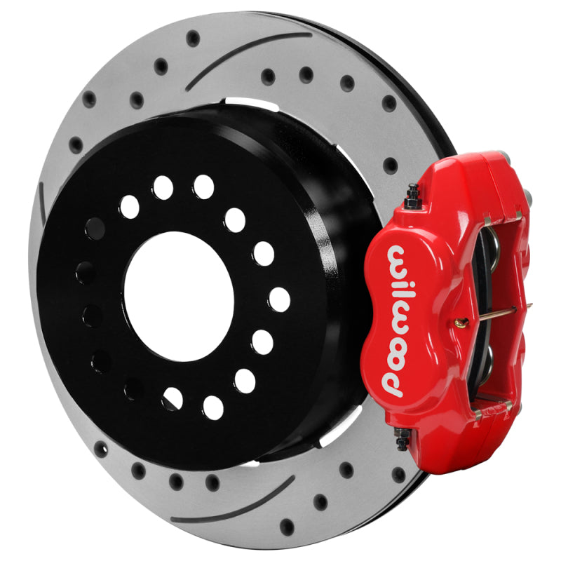 Wilwood kit rear DISC/DRUM FDLI BOP 1964-70 2.75 offset staggered 1PC 12.19 SRP red - product image