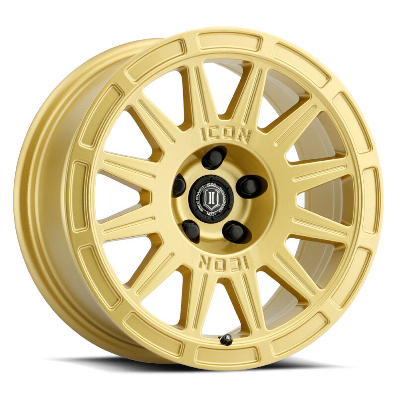 ICON Ricochet 17x8 / 5x100 / 38 mm / 6in BS Gloss Gold Wheel - product image