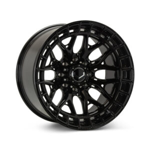 Vossen HFX-1 20x10 - 8x180 - ET18 - Super Deep Face - 124.3 - Gloss Black Wheel
