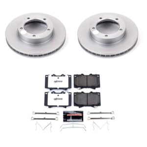 Power Stop 98-07 Lexus LX470 Front Z36 Coated Truck & Tow Brake Kit