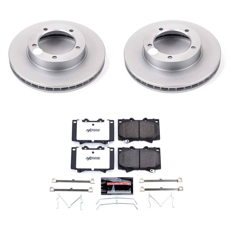 Power Stop 98-07 Lexus LX470 Front Z36 Coated Truck & Tow Brake Kit - product image
