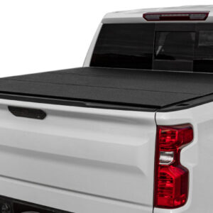 Access 2022+ Toyota Tundra 6ft 6in Bed (w/ Deck Rails) LOMAX Tri-Fold Cover - Urethane FRP - product image