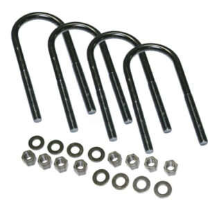 Superlift U-Bolt 4 Pack 1/2x2-3/4x6 - Round w/ Hardware