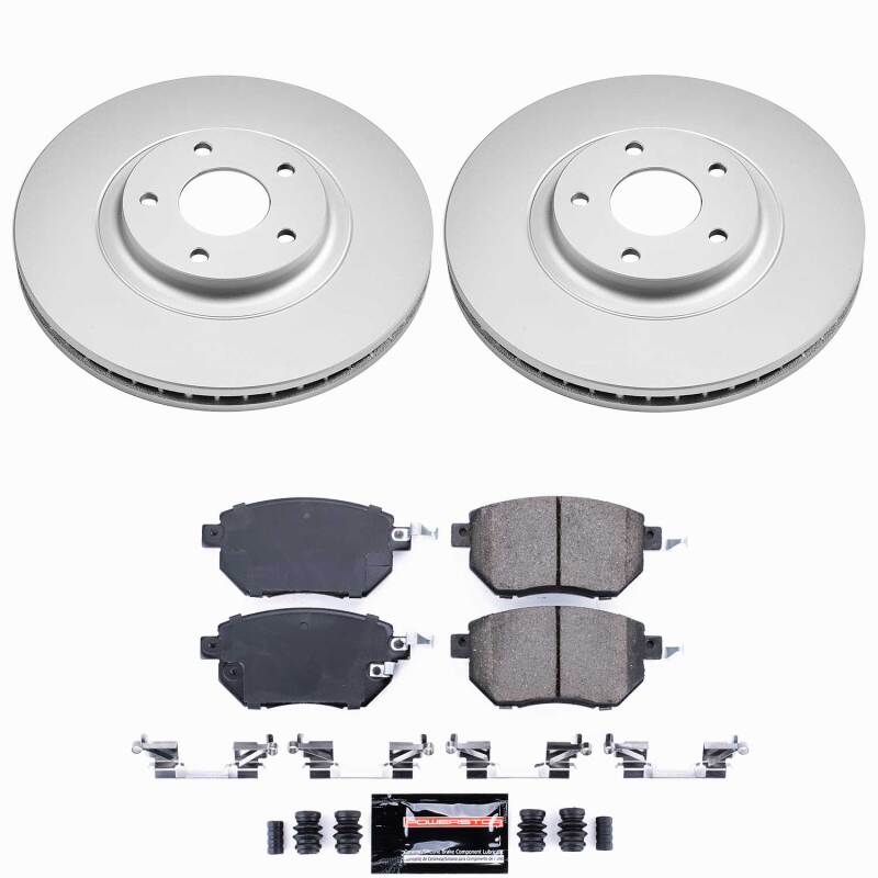 Power Stop 03-05 Infiniti FX35 Front Z23 Coated Brake Kit - product image