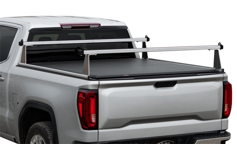 Access ADARAC 2019+ Chevy/GMC 1500 5ft 8in Bed (w/ CarbonPro box) M-Series Truck Rack - Silver - product image