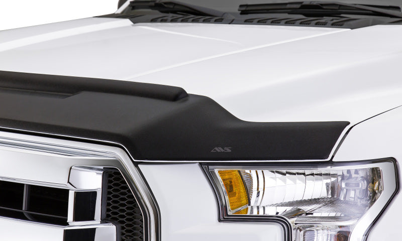 AVS 16-18 Nissan Titan XD Aeroskin II Textured Low Profile Hood Shield - Black - product image